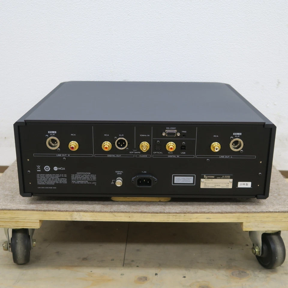 Esoteric K-03XD CD/SACD Player schwarz GEBRAUCHT AC230V - Bild 4 von 4