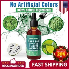 Soursop Bitters Liquid Drops 10 in 1 with Sea Moss, Moringa, Turmeric, Black See