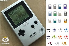 NEW GLASS LENS Nintendo GameBoy Pocket GBP Custom PICK YOUR COLOR  BUTTONS 