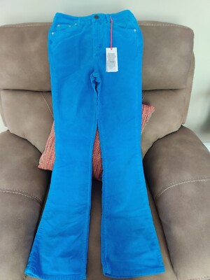 Urban Outfitters BDG KORD FLARE Brillantblau JEANS. UVP £55.VERSCHIEDENE GRÖSSEN.