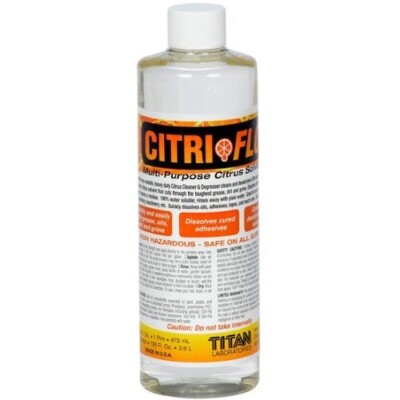 Citri-Flo Multi-Purpose Citrus Solvent (16 oz) Remove Adhesive Tar Paint & More