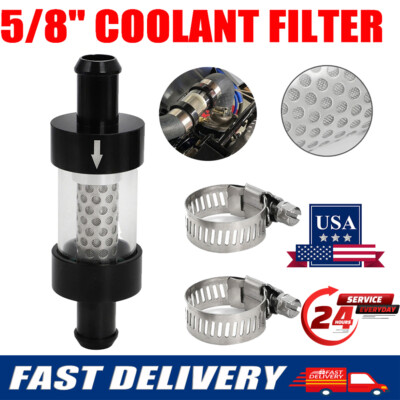 Inline Heater Core Coolant Filter Inspection System For Auto Truck Marine 5/8''
