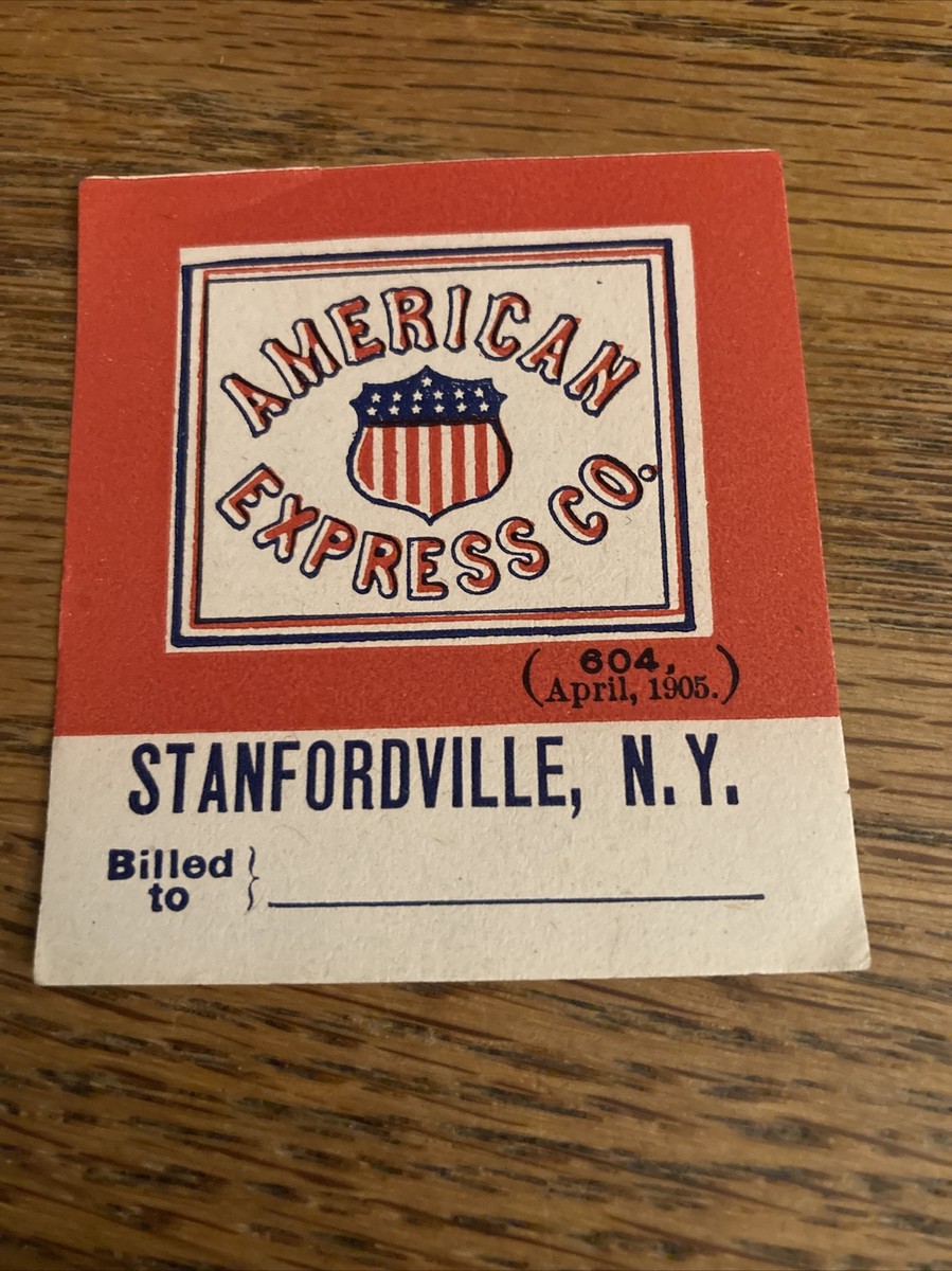 AMERICAN EXPRESS ラゲージタグ 黒色 AMERICAN EXPRESS アメリカン