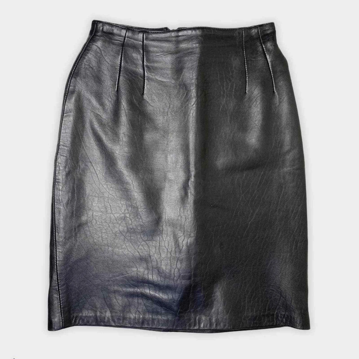 70s top leather skirt
