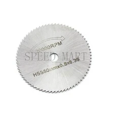 50mm Diameter Circular Saw HSS Rotary Blades Tool Cutting Discs Mandrel Cutoff