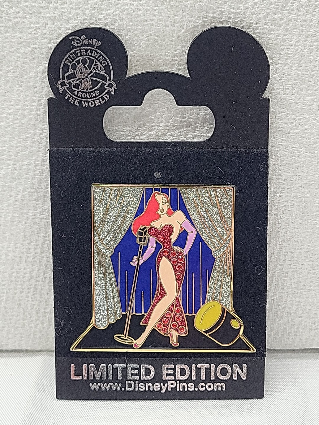 Rare Disney Pin Trading Jessica Spotlight LE1000 LE 1000 on Card MINT 2006