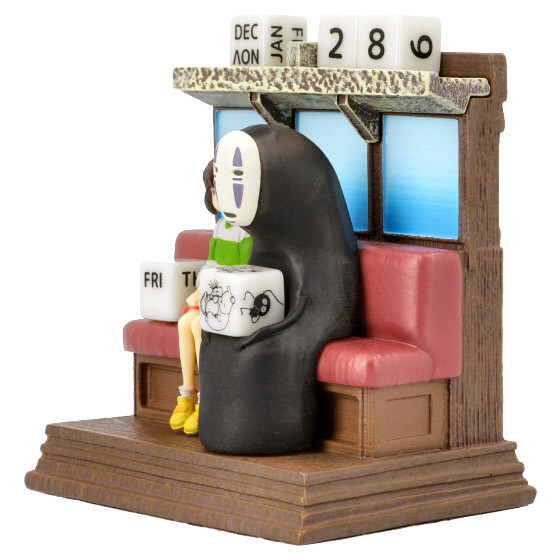 Spirited Away Calendar Figure Chihiro No Face (Kaonashi) Train Ghibli New Japan Wysoko oceniane zamówienie wysyłkowe
