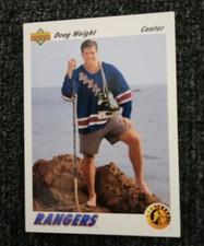 1991-92 Upper Deck ROOKIE #444 Doug Weight Hockey Card RC 