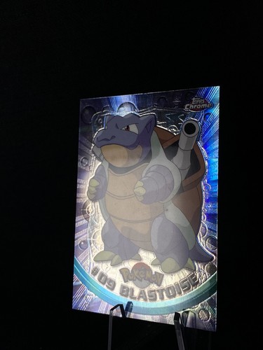 Blastoise #09 - Topps Chrome SPECTRA - Pokemon Topps Chrome Series 1 - Picture 8 of 11