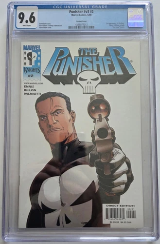 THE PUNISHER Vol 3 #2 CGC 9.6 GRADED MARVEL 1ST APPEARANCE OF THE HOLY! VARIANT!