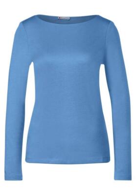 Street One Basic Longsleeve Shirt New Lanea Light Spring Blue