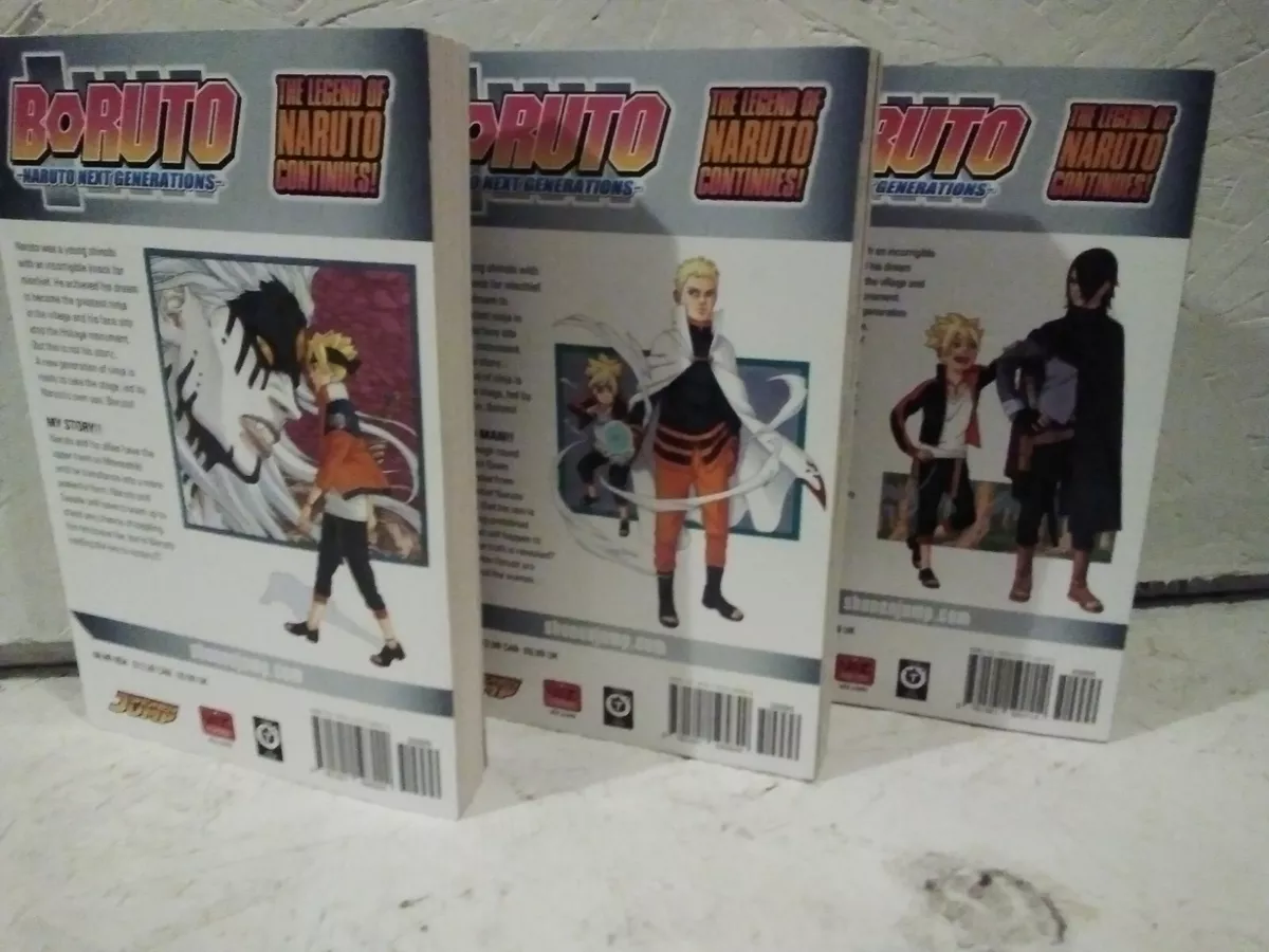 BORUTO NARUTO NEXT GENERATION Volume 1-3 plus extra English Manga Book Lot  Set