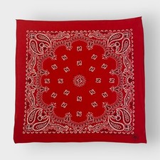 Vtg Wamcraft Bandana 14193  Cotton  Red Selvedge  USA  RHB47  Cowboy