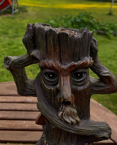 Tea light Smoke Tree halloween Face Expressions featuring the "Hear No Evil. 12" - Picture 5 of 10