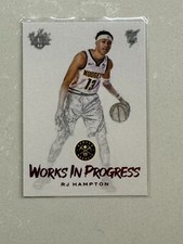 2020-21 Panini Court Kings RJ Hampton */149 RUBY Works in Progress #30 Nuggets