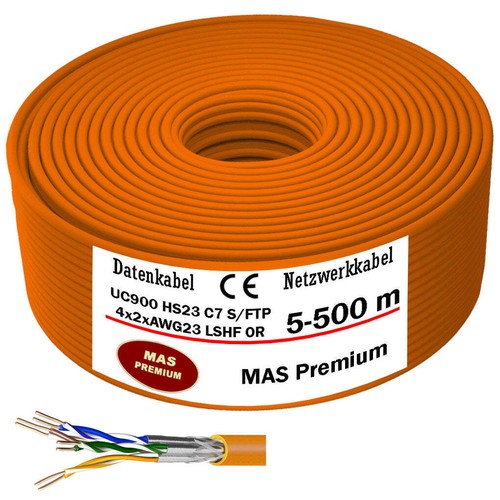 5-500m CAT 7 UC900 HS23 4X2XAWG23 Daten- Netzwerk- Verlege- LAN Kabel - Afbeelding 7 van 7