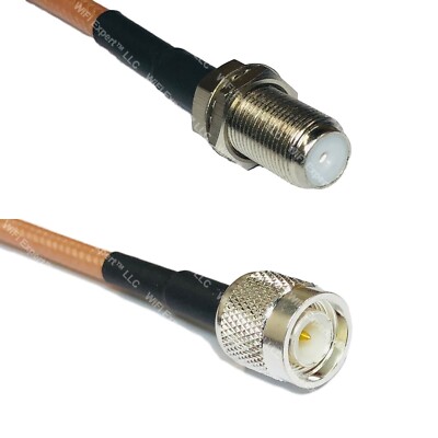RG400 F FEMALE to TNC MALE RF Cable FAST-SHIP LOT