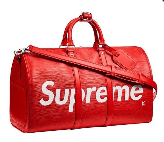 Louis Vuitton Supreme Keepall Bandouliere Bag Limited Louis Vuitton Supreme Keepall Bandouliere Bag Limited