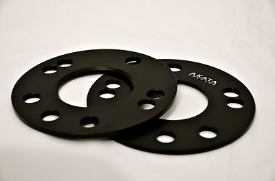 3MM SPACERS FOR ACURA 4X114.3+5X114.3 CB 64.1 BLACK ANODIZED