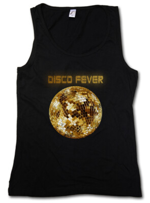 DISCO LIGHT II TANK TOP Retro Oldies Nerd Techno Club Mirror Ball Star