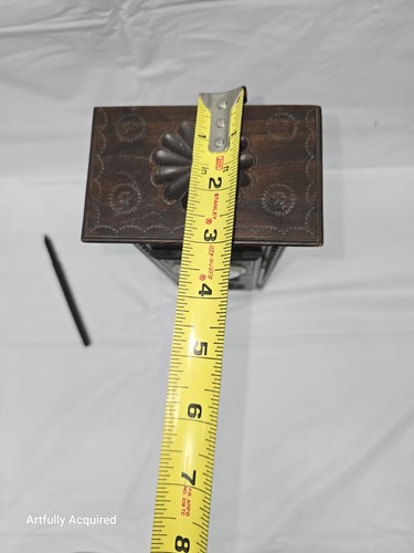 Antique French doll Miniature Breton Brittany Clock in Chestnut - Picture 4 of 21