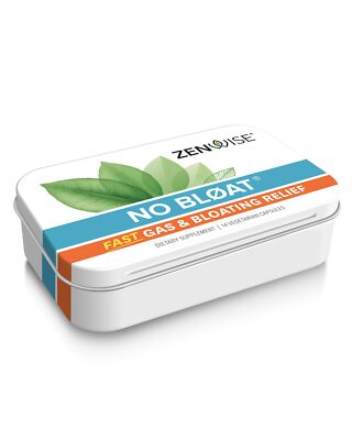 Zenwise Health NO BLØAT - Probiotics for Digestive Health with Ginger Dandel...