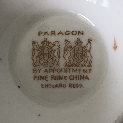RARE PARAGON Pink Cabbage Rose Tea Cup & Saucer Soft Peach Double Warrant 1940 - Picture 9 of 15