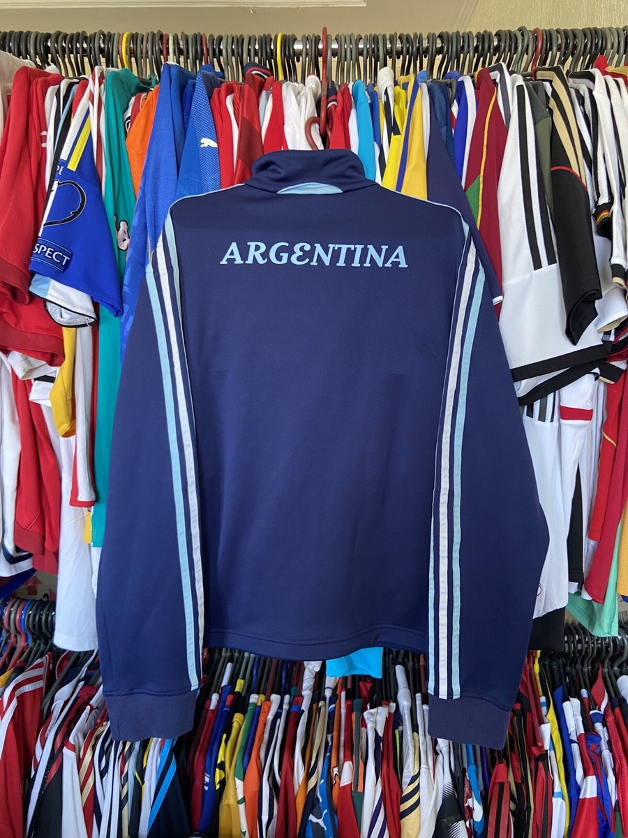 2006 ARGENTINA FOOTBALL SOCCER TRACK JACKET ADIDAS 503231 sz L MEN