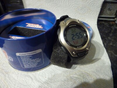 MARCRIST MI850 DIGITAL WATCH IN TIN VGC WORKING NEW IN TIN