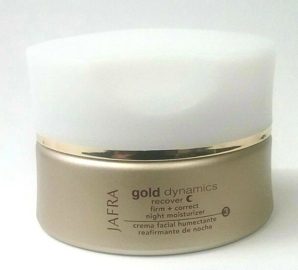 Jafra Gold Dynamics Firm + Correct Night Moisturizer 1.7oz Skin Age 50+ - Image 2 of 2