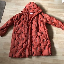 Masai Clothing Padded Coat, Burnt Orange, Size M, 14-16