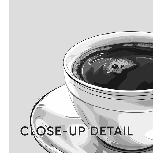 Print Wall Art Caffeine Chronicles: A Minimalist Coffee Aesthetic, Set of 3, D10 - Picture 7 of 10
