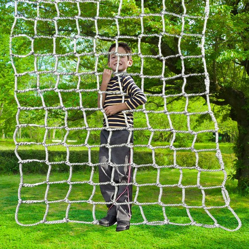 Polyester Playground Net, Heavy Duty Climbing Cargo Net, Kids Safety 4.9'×9.9' - Picture 7 of 12