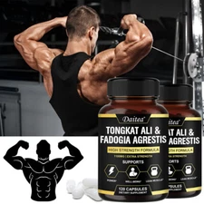 Fadogia Agrestis 600 Mg (Max Strength) Stem 10:1 Extract 30 To 120 Capsules