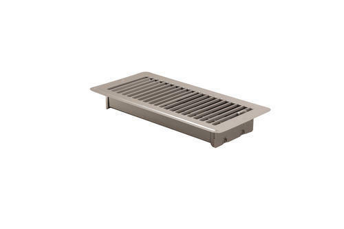 как выглядит Brown Steel Floor Register Vent Diffuser, Close Damper, Fits 4"x10" Duct Opening фото