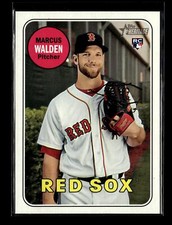 2018 Topps Heritage #605 Marcus Walden RC Boston Red Sox