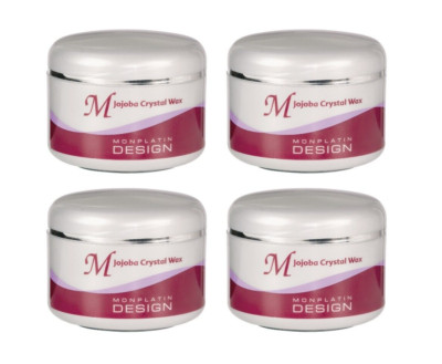 Mon Platin Jojoba Crystal Wax Styling Hair Wax 250ml/ 8.5 fl.oz - LOT OF 4