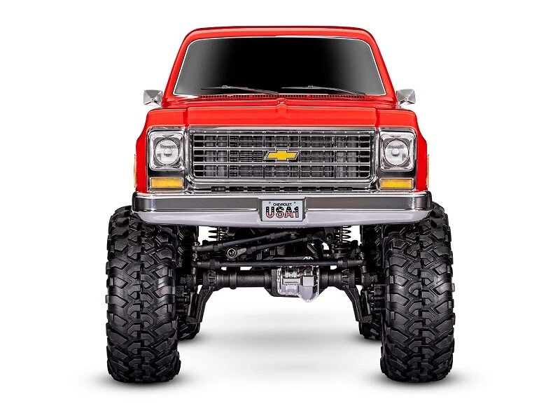 Traxxas Crawler TRX-4 RTR Chevrolet K10 rosso1/10 spazzolato senza batteria/c... - Immagine 2 di 4