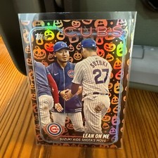 2024 Topps Update Shota Imanaga #US205 Jack’o Lantern Suzuki Aids Shota’s Move