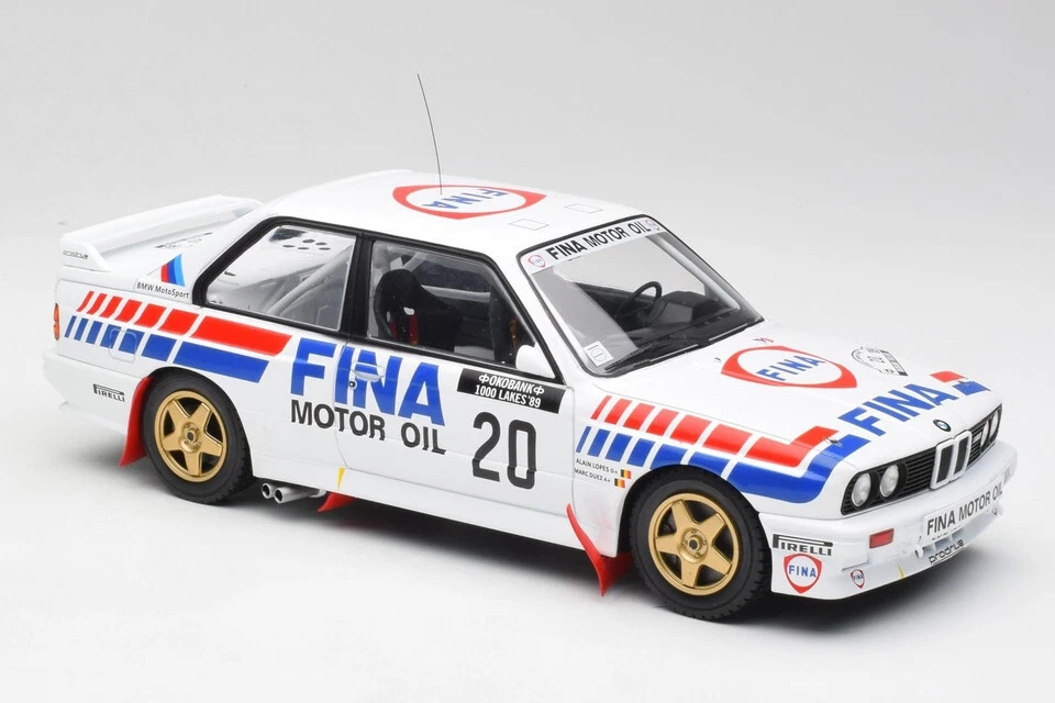 BMW E30 M3 #20 M.Duez / A.Lopes Rallye des 1000 lakes 1989 au 1/18 IXO RMC132 - Image 2 of 4
