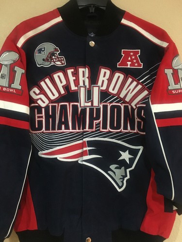 New England PATRIOTS SUPER BOWL LI CHAMPIONS Cotton Twill Herren Jacke von G-III - Bild 2 von 11