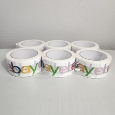 Lot of Ebay Branded Color Packing Tape 2"x75 yards-6 Rolls NIP 