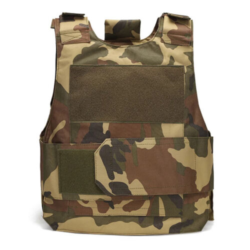 Body Bulletproof Vest Front Back Plates Armor Tactical Jacket Guard Security Kit - Bild 14 von 31