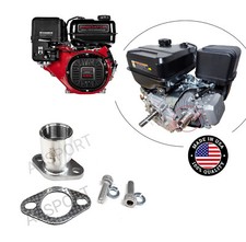 Exhaust Adaptor male  Female 1" Flange for: Predator Max 459cc DuroMax XP16HPE