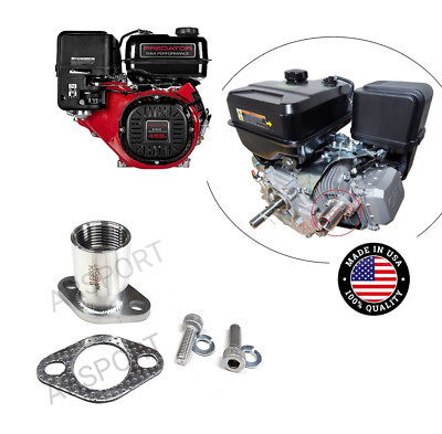 Exhaust Adaptor male & Female 1'' Flange for: Predator Max 459cc DuroMax XP16HPE