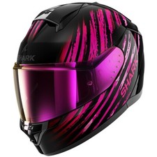CASCO MOTO INTEGRALE SHARK RIDILL 2 ASSYA NERO VIOLET DOPPIA VISIERA TG S