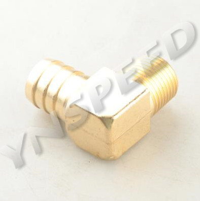 ENVÍO A EE. UU. 90 codos 3/4" púas a 1/2" NPT macho tubo latón manguera adaptador de montaje - Imagen 4 de 4