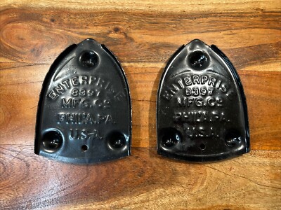 Enterprise Manufacturing Co. Sad Iron Trivet No. 8397 Phil a. PA. USA - Set Of 2