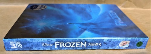 Walt Disney FROZEN Blu-Ray 3D+2D KIMCHIDVD Korea Exclusive Lenticular STEELBOOK - Picture 3 of 6