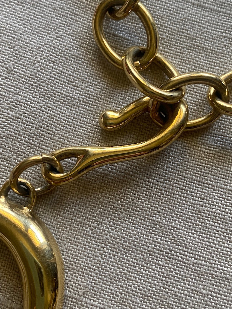 RARE! Authentic Givenchy Vintage Statement Gold T… - image 5